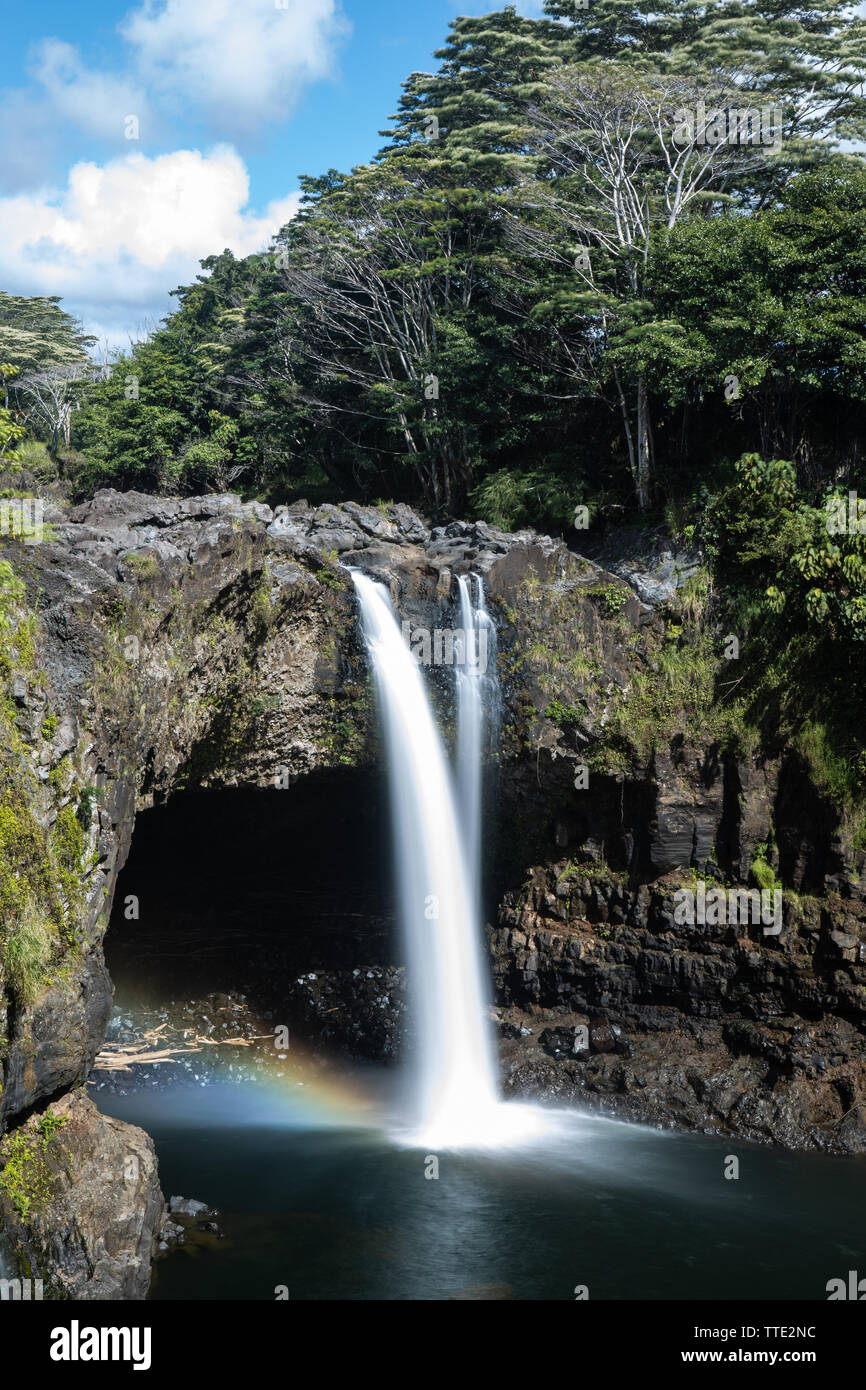 Rainbow Falls près de l'intelligence, Banque D'Images