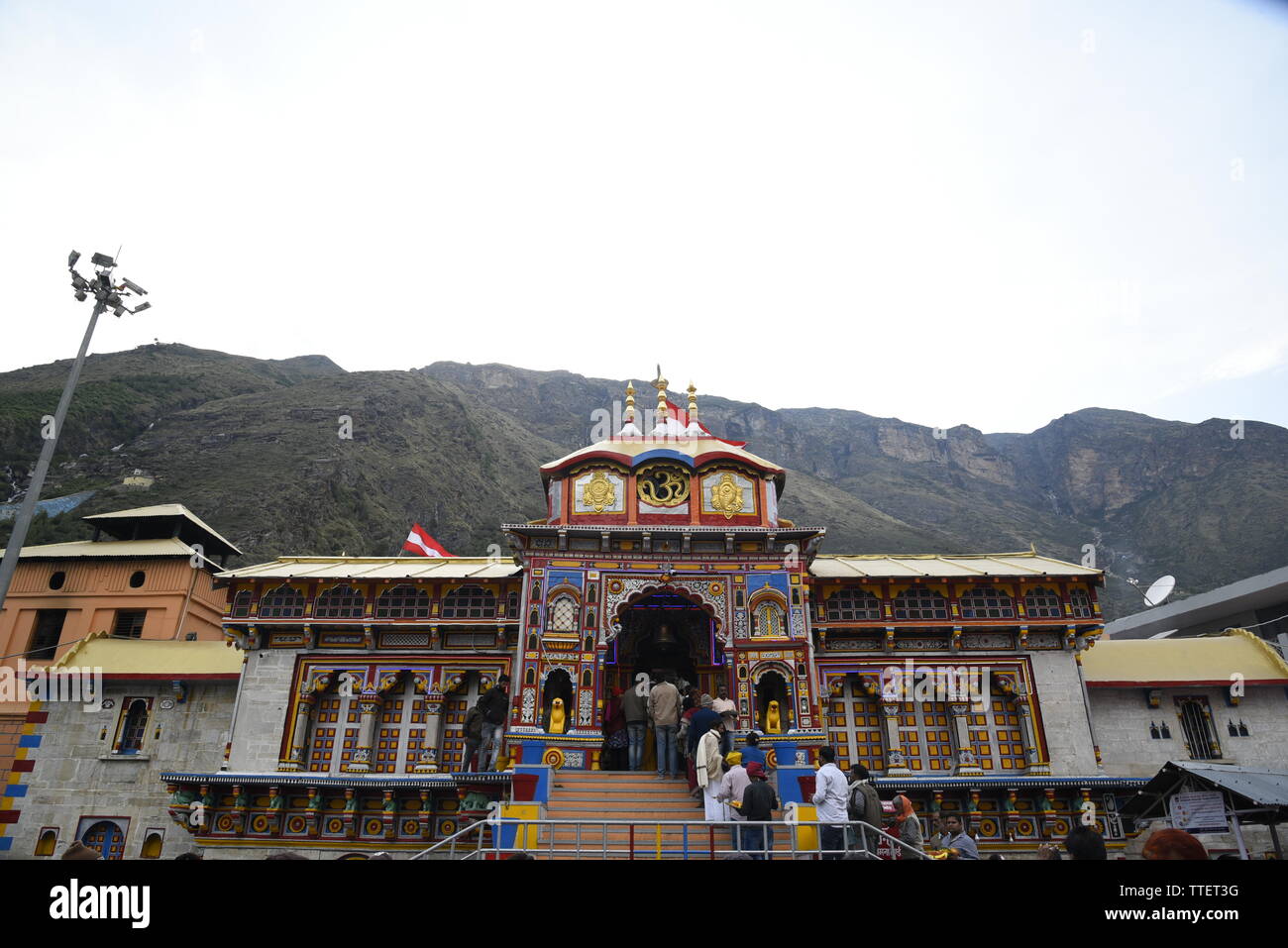 Lieu Saint Seigneur Vishnu Temple Badrinath Badrinath, 2019 Ville, District Chamoli, Uttrakhand, Inde, Asie Banque D'Images
