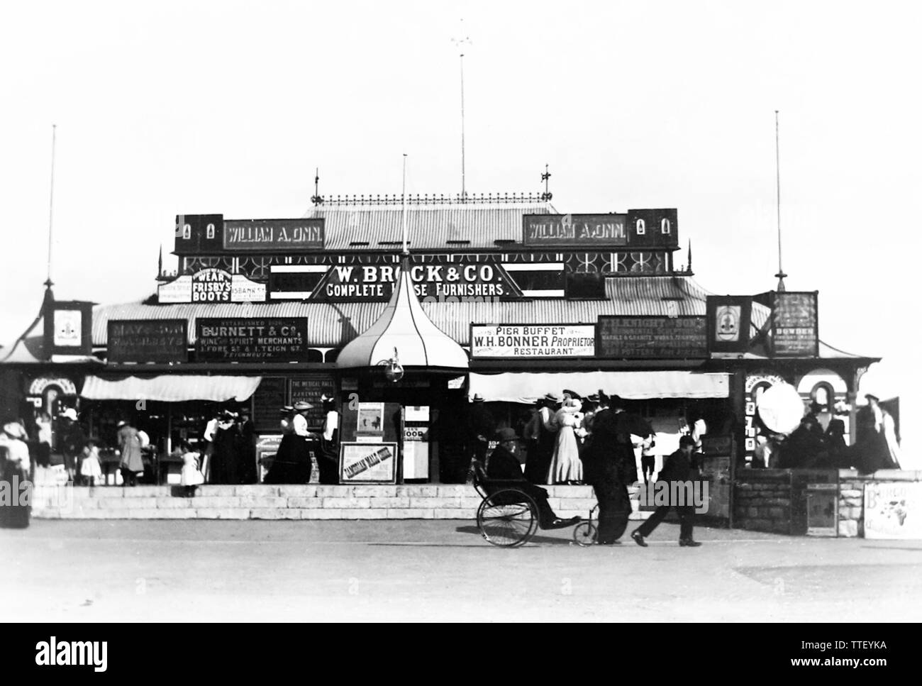 Teignmouth Pier Banque D'Images
