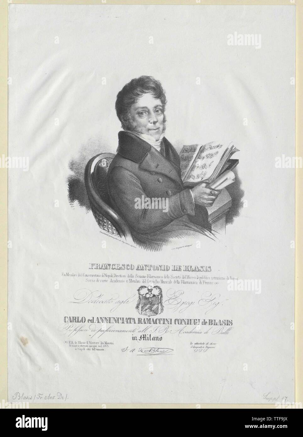 Blasis, Francesco Antonio, Additional-Rights Clearance-Info-de-Not-Available Banque D'Images