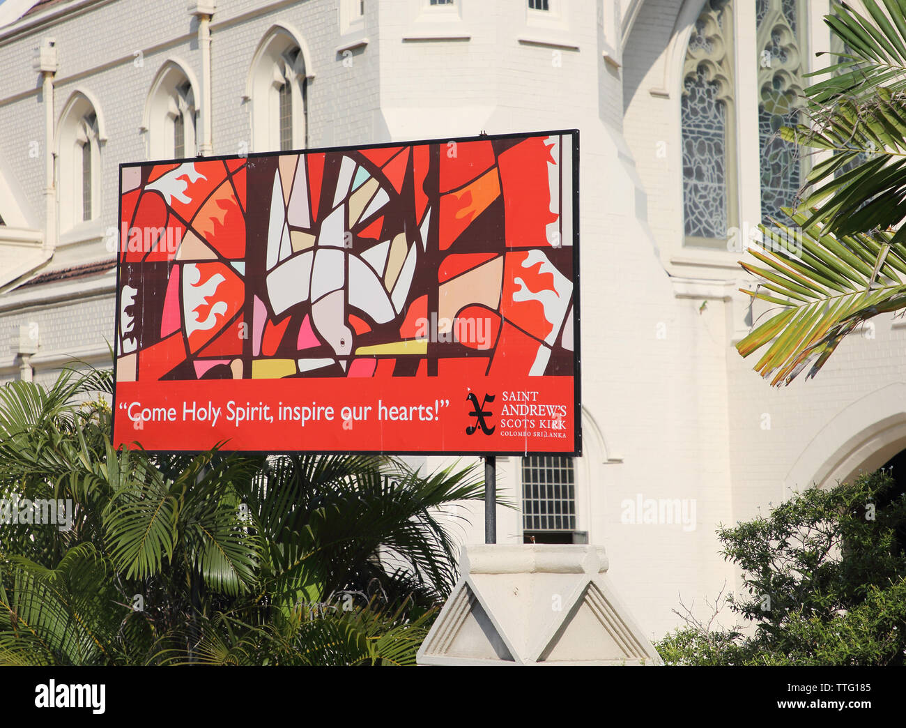 St Andrews kirk colombo Sri lanka Banque D'Images