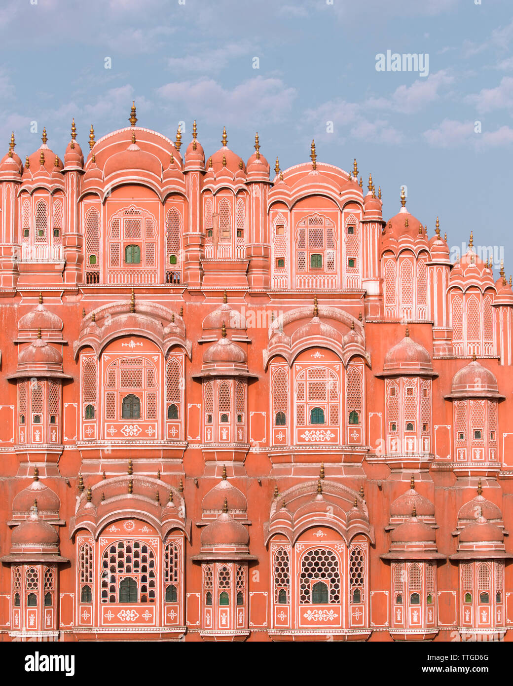 Hawa Mahal - Le Temple du vent Banque D'Images Hawa Mahal - Le Temple du vent Banque D'Images