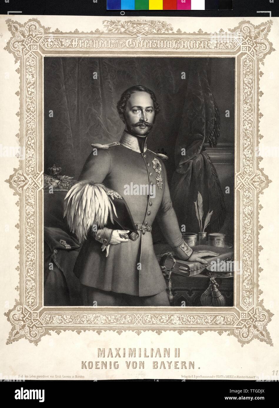Roi maximilien ii de bavière Banque de photographies et d’images à