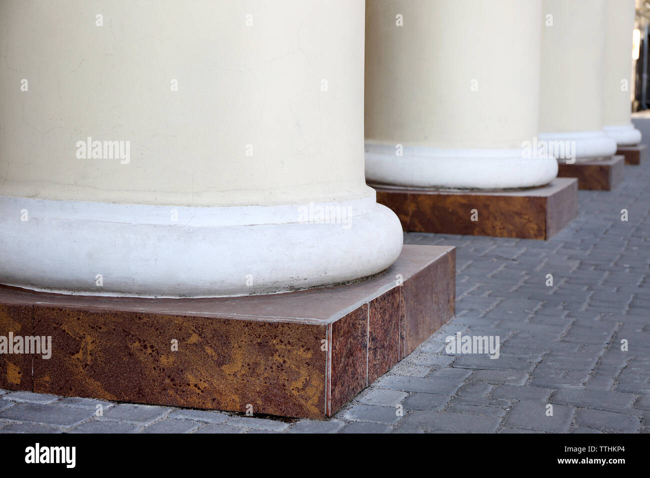 Colonne colonnes bases bases Banque de photographies et d’images à ...