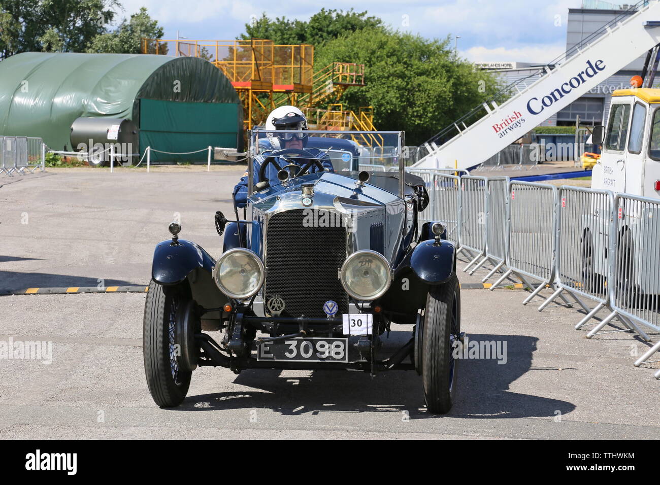 30-98 Vauxhall Velox E-Type (1921), Double douze Motorsport 2019 Festival, Brooklands Museum, Weybridge, Surrey, Angleterre, Grande-Bretagne, Royaume-Uni, Europe Banque D'Images