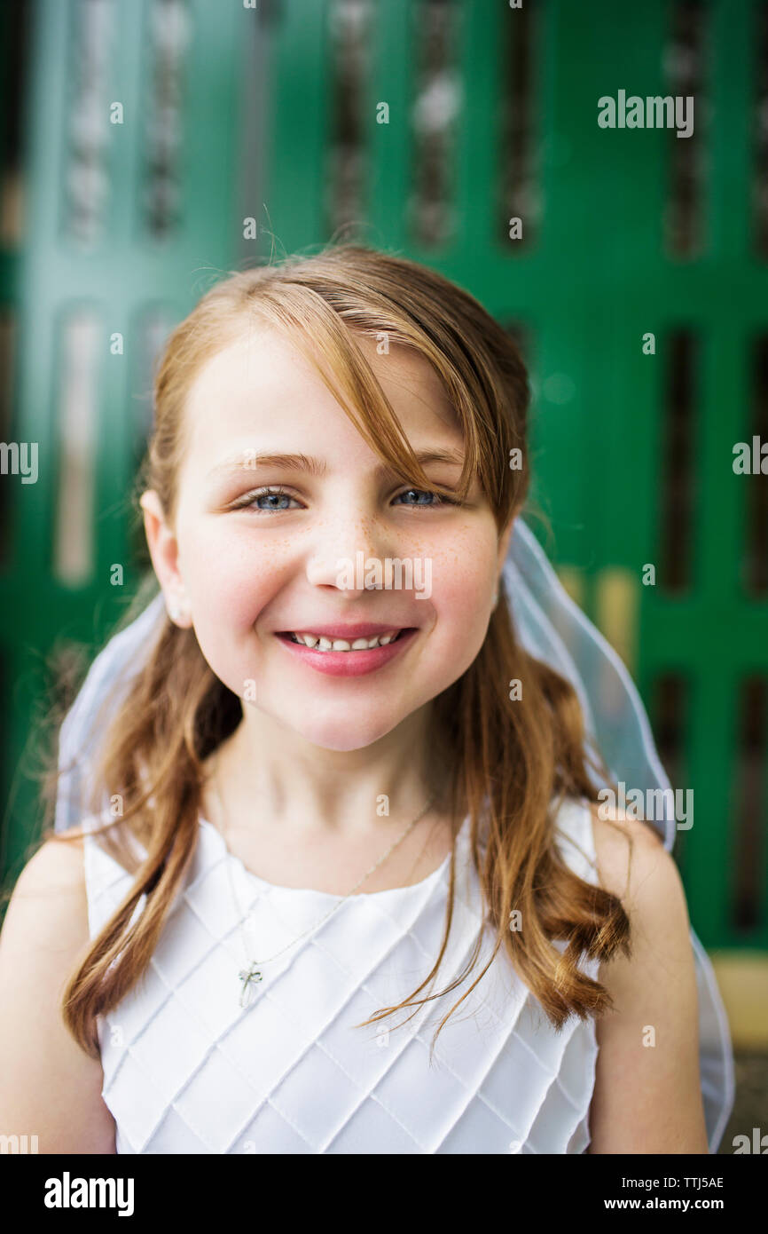 Portrait of cute girl Banque D'Images