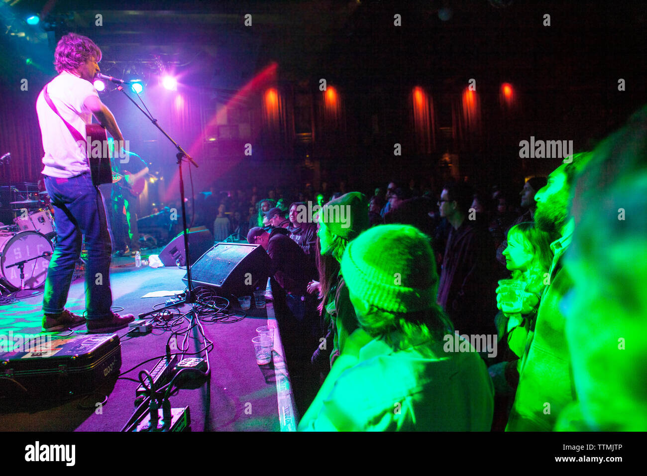 États-unis, Californie, San Francisco, NOPA, un concert de rock à l'indépendance le Divisadero Street Banque D'Images