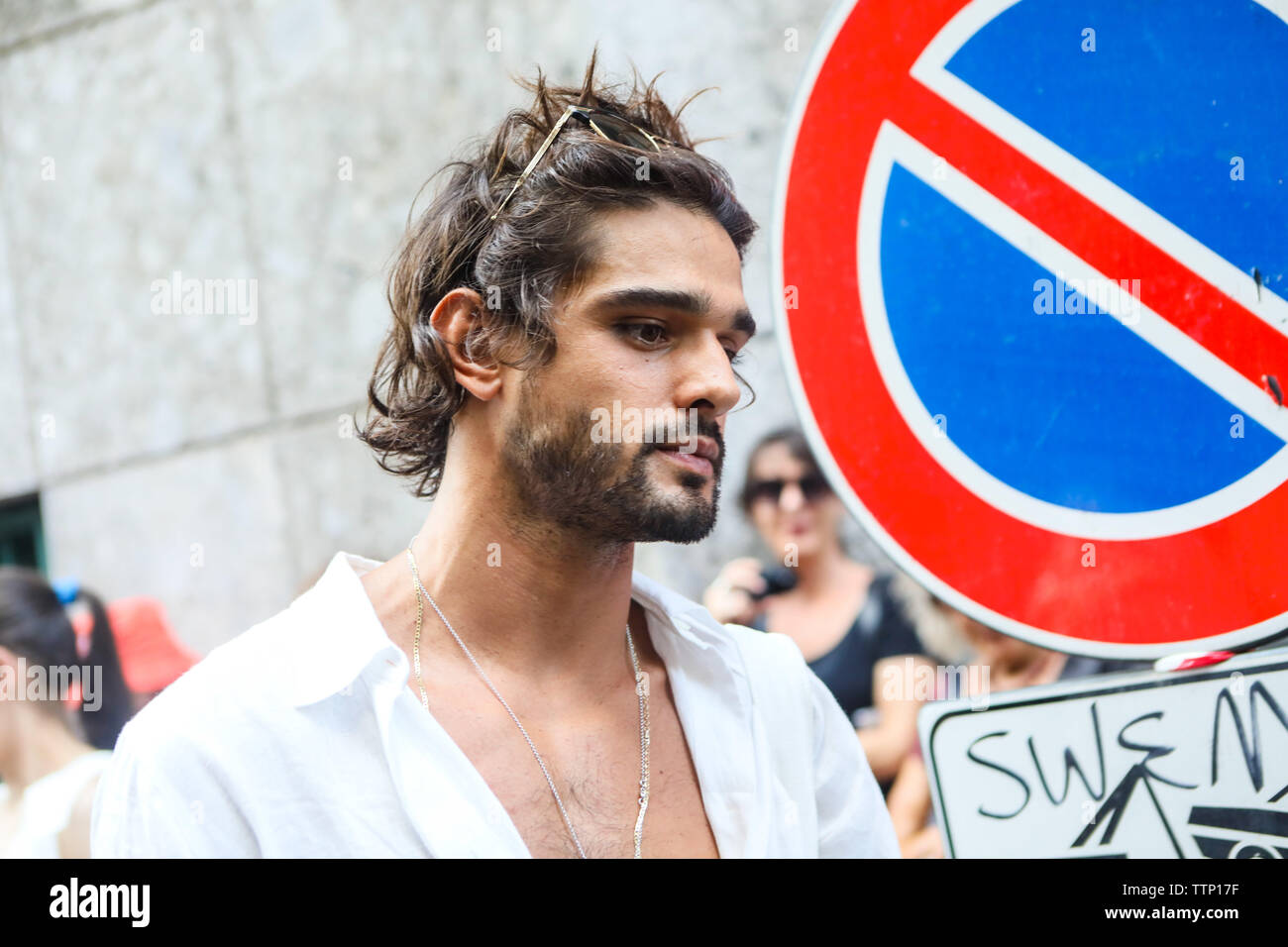 Giorgio Armani - Arrivées - Milan Men's Fashion Week Spring/Summer 2019 - Le 17 juin 2019 Banque D'Images