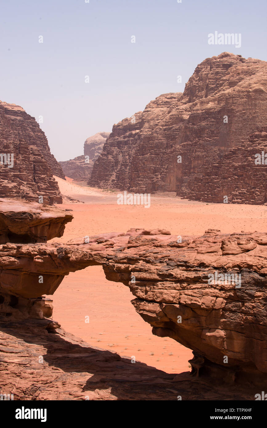 Wadi Rum Arch Banque D'Images