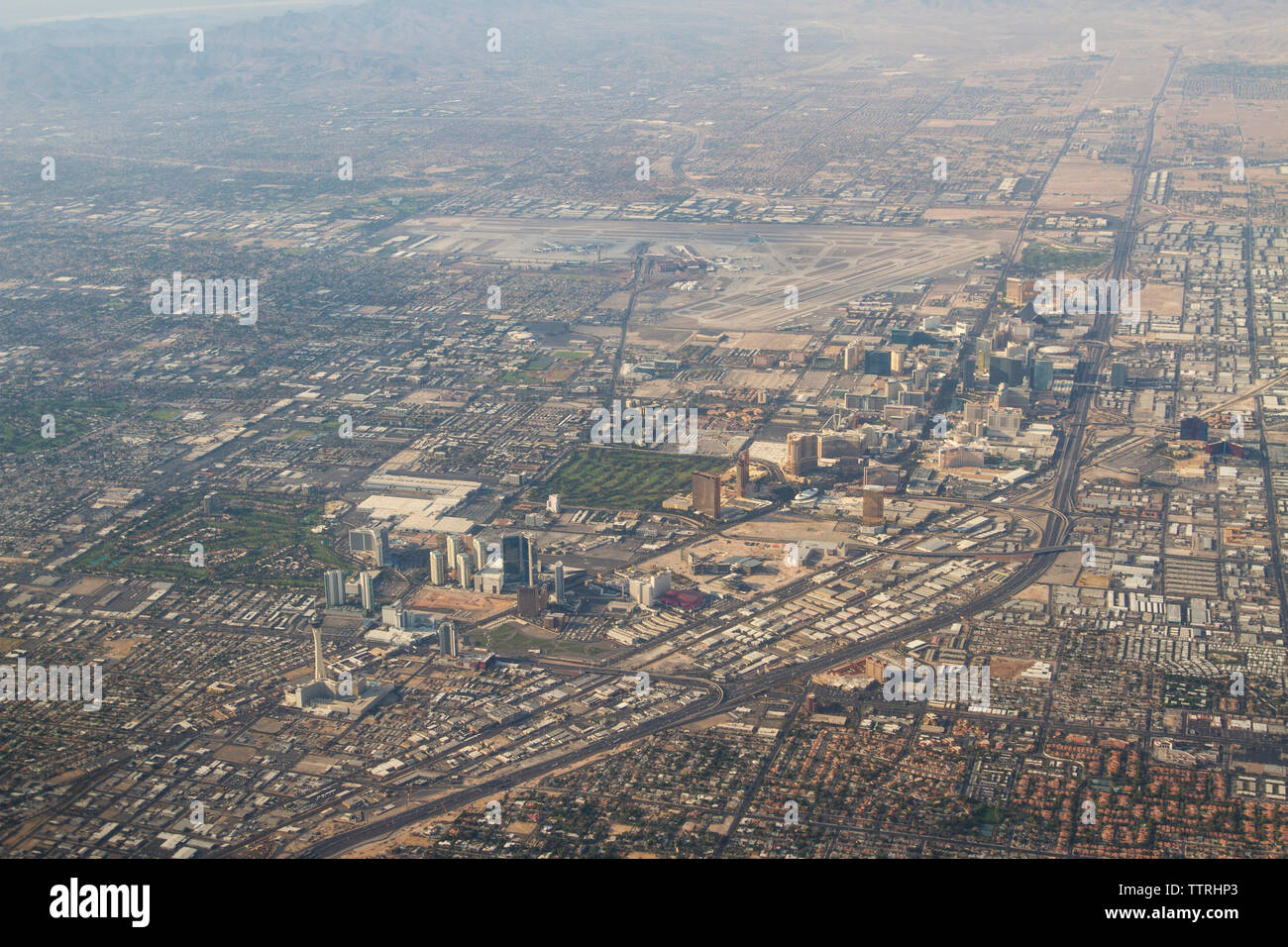 Vue aérienne de cityscape Banque D'Images