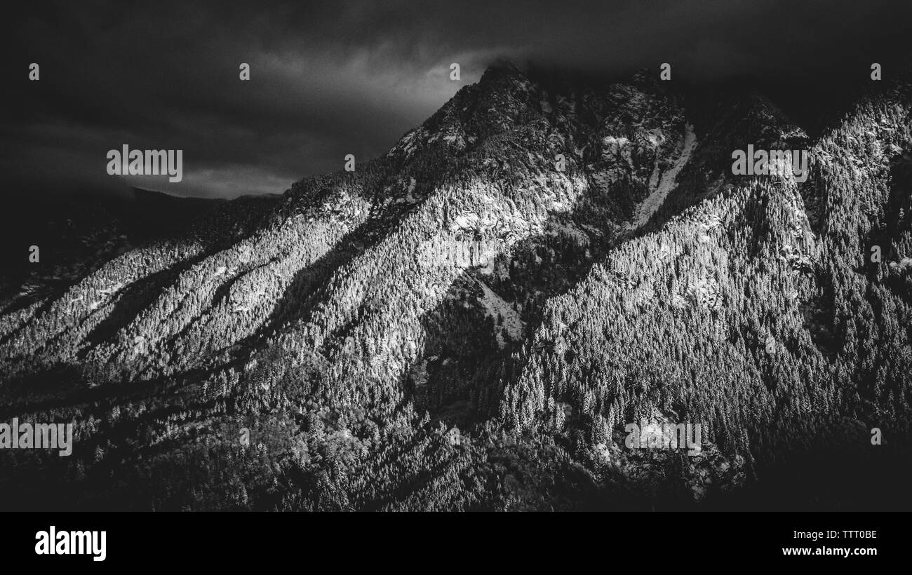 North Fork Valley de North Bend, WA Cascade Mountains Banque D'Images