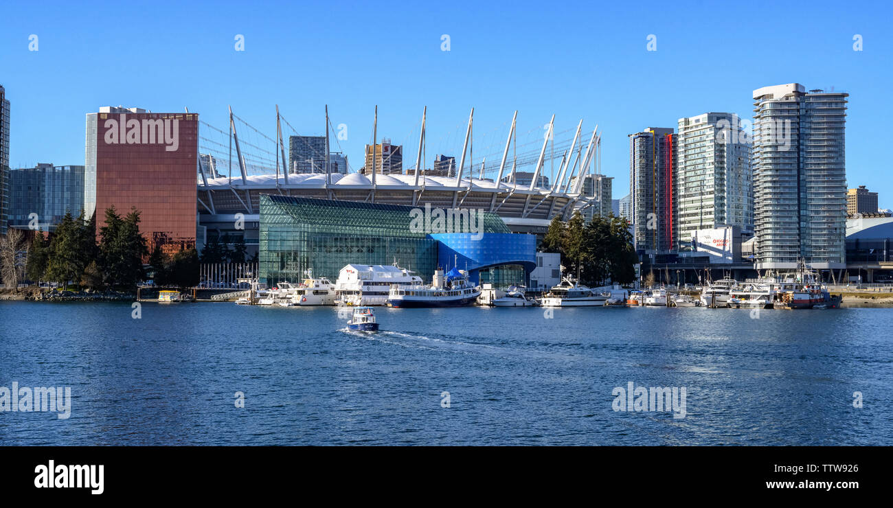 Le stade BC Place, Vancouver, British Columbia, Canada Banque D'Images