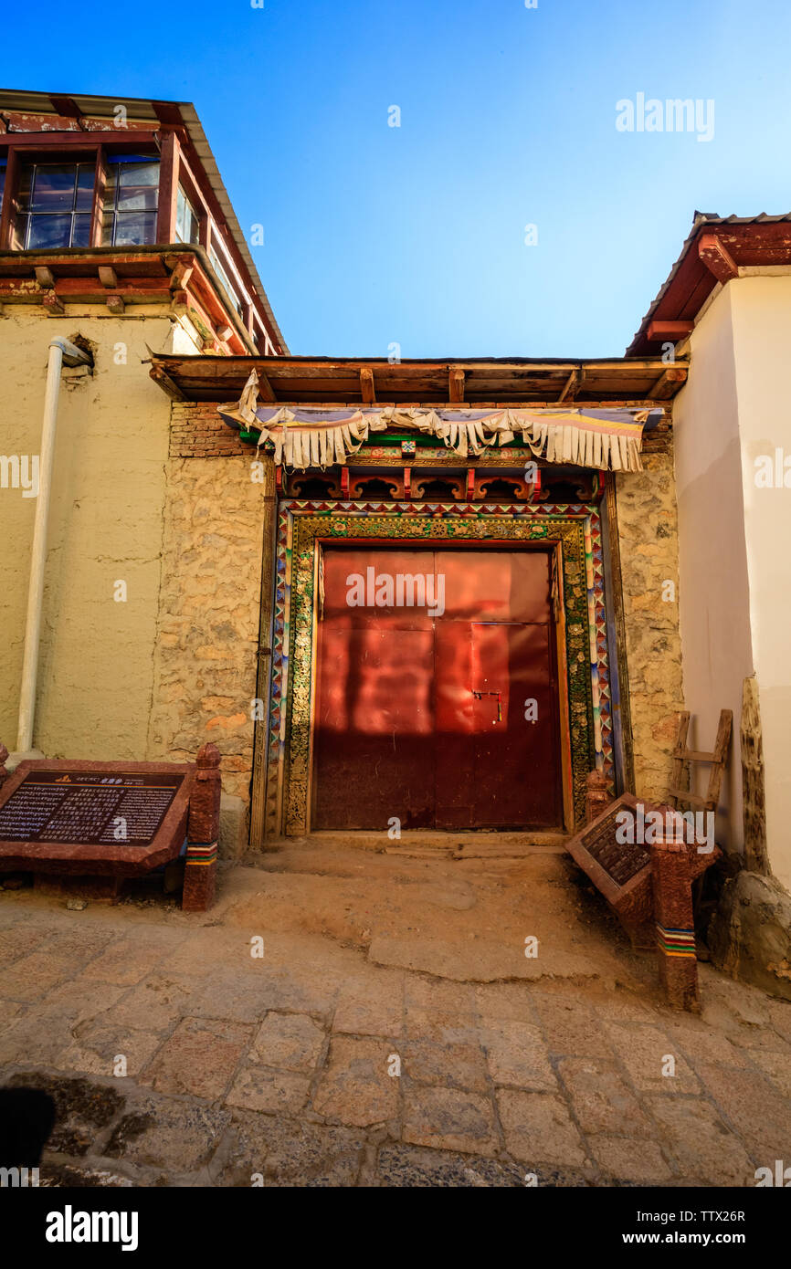 Temple Songzanlin Shangri-La (Petit Palais du Potala) Banque D'Images