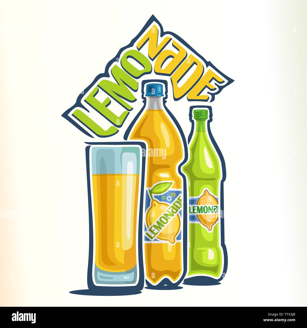 Logo Vector pour lemonade Illustration de Vecteur