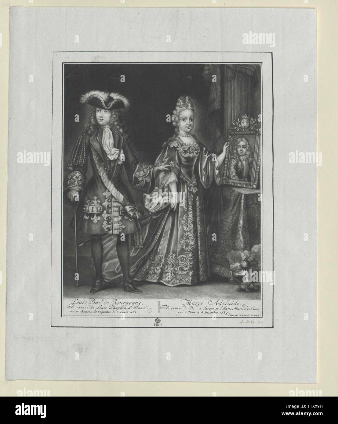 Louis, dauphin de France, 1682 - 1712, duc de Bourgogne, Additional-Rights Clearance-Info-Not-Available- Banque D'Images
