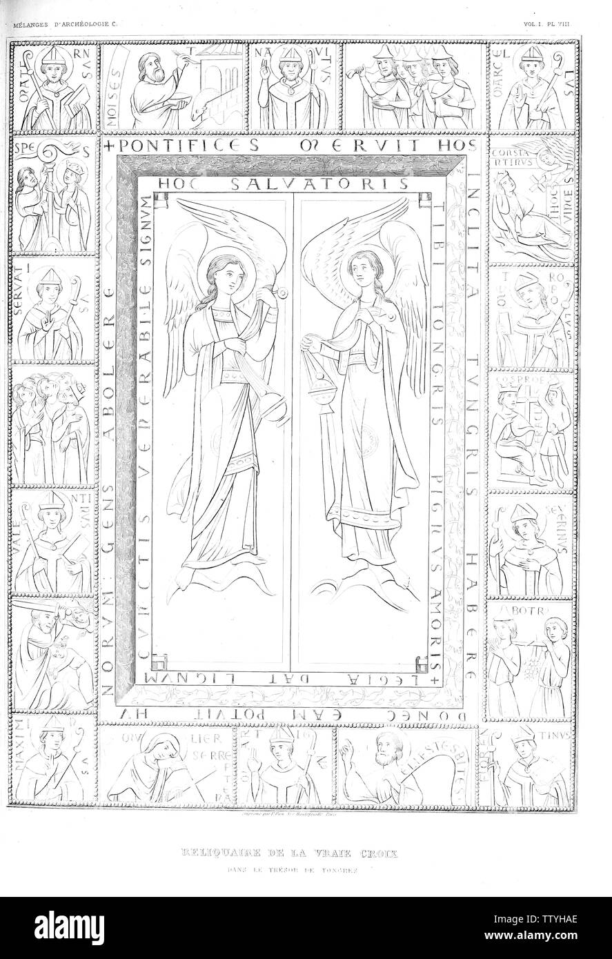 Christian illustration. Ancienne image Banque D'Images