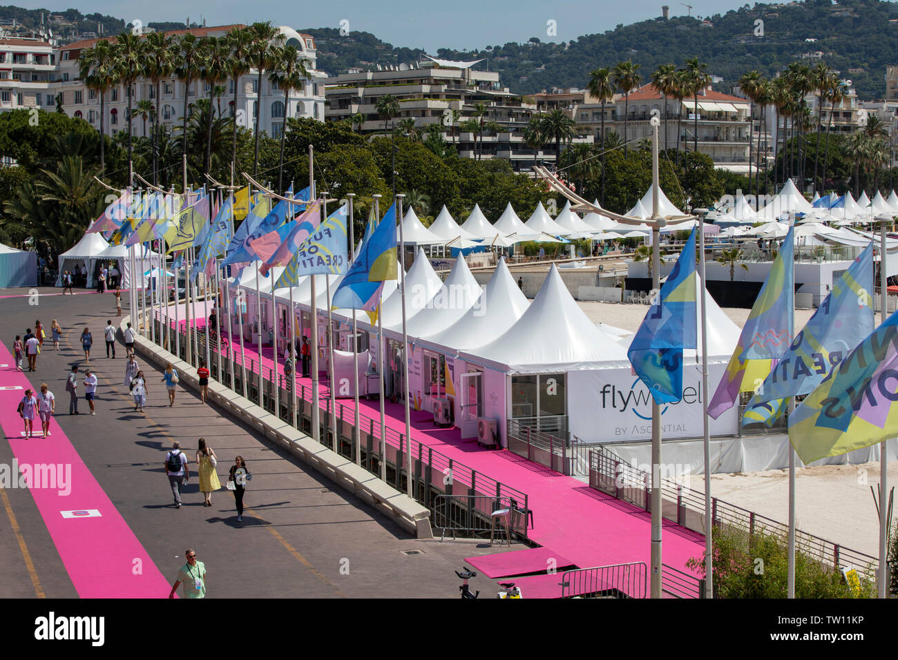 Cannes, France, 18 juin 2019, Cannes Lions Festival - Festival International de la créativité © ifnm / Alamy Live News Banque D'Images