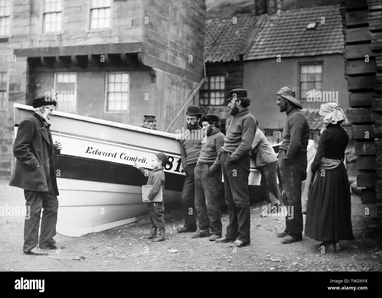 The Edward Cambell', Whitby par Frank Meadow Sutcliffe, planche n ° 2005 Banque D'Images