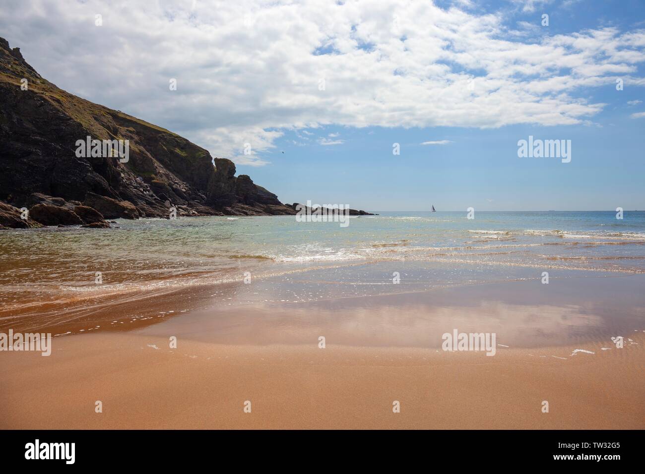 Soar Mill Cove, Devon, Angleterre. Banque D'Images