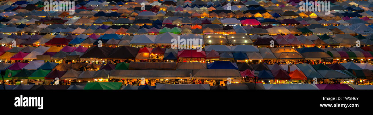 La Market à Bangkok en Thaïlande Banque D'Images