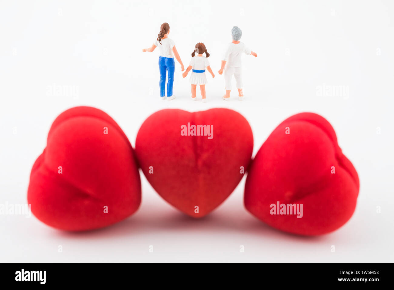 Gratitude Pour L Amour Maternel La Mere Remercie Pour Chaque Amour Simple Fond Blanc Faire Tourne Photo Stock Alamy