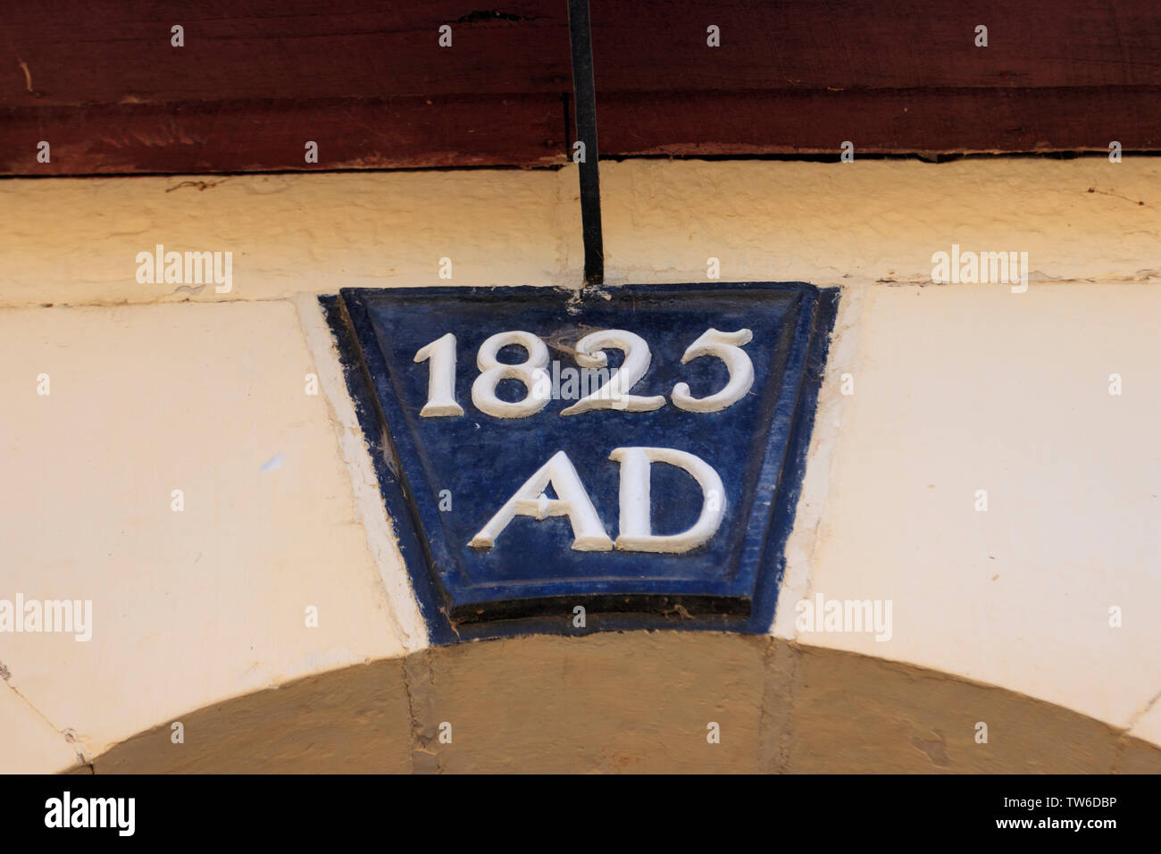 Prison de Richmond a été créé en 1825 pour accueillir les condamnés. Keystone avec date 1825 annonce quand prison ouverte pour la première fois. Banque D'Images