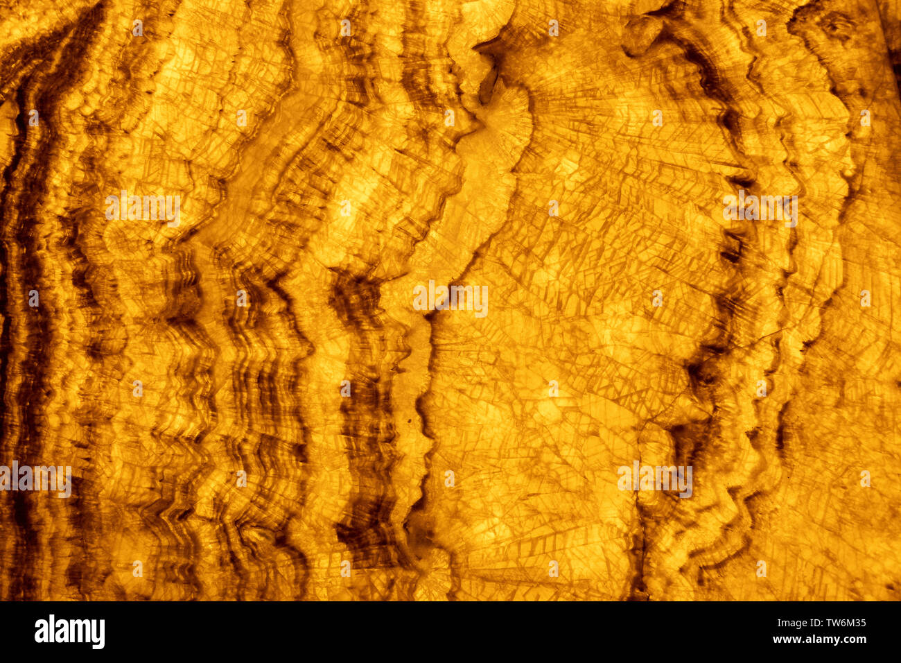 Arrière-plan de la pierre jaune ou en verre avec des motifs Banque D'Images