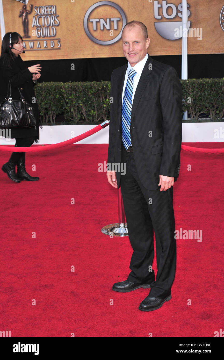 LOS ANGELES, CA. 27 janvier 2008 : Woody Harrelson lors de la 14e Conférence annuelle des Screen Actors Guild Awards au Shrine Auditorium, Los Angeles, CA. © 2008 Paul Smith / Featureflash Banque D'Images
