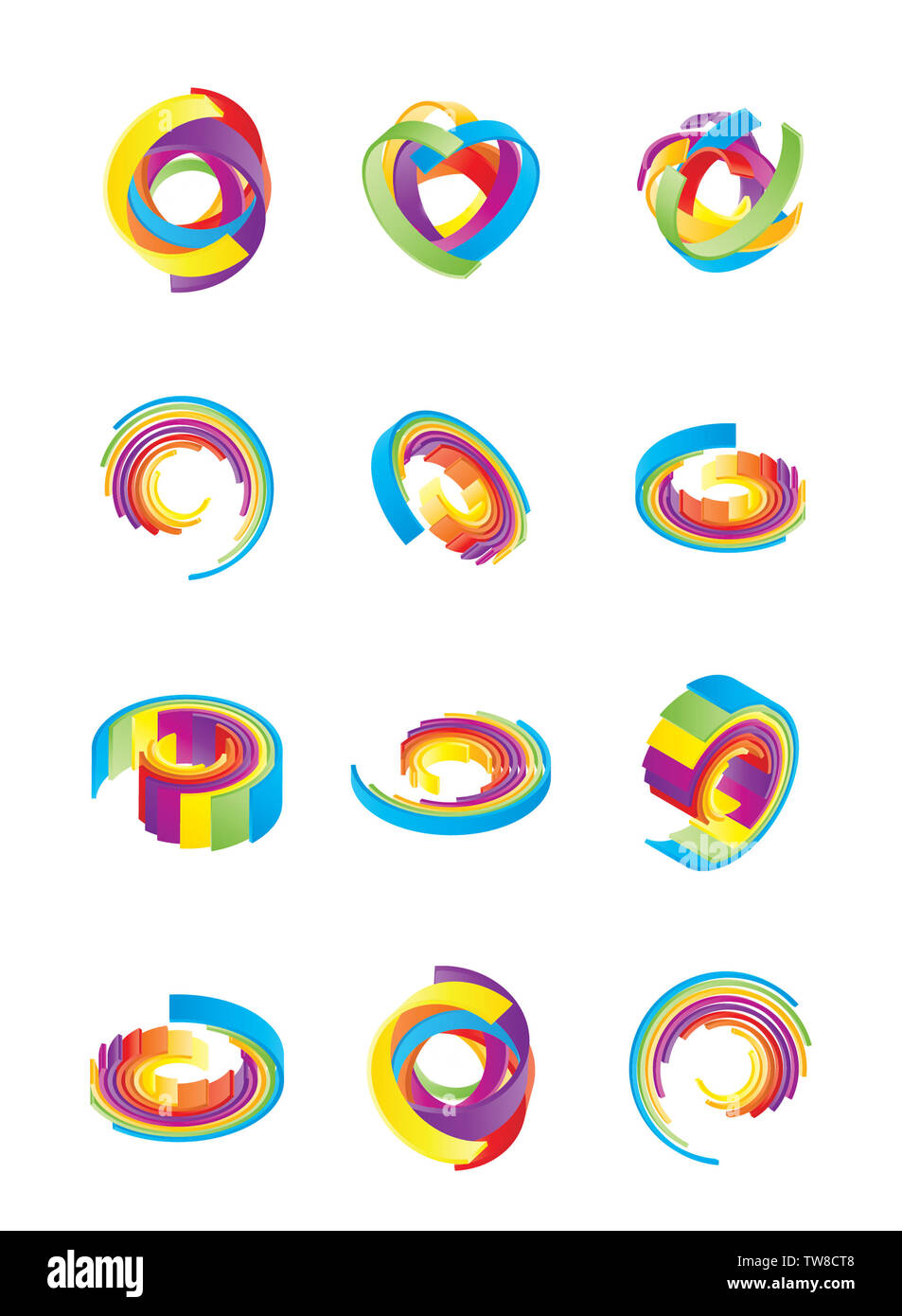 L'élément graphique ou des images de fond abstrait élément de conception répétitives Banque D'Images