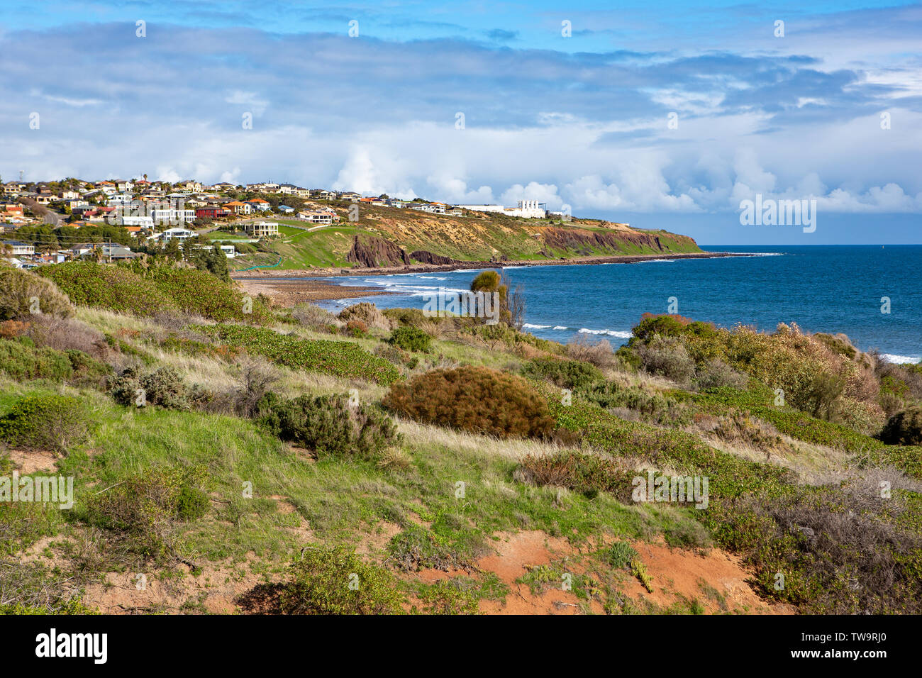 Hallett Cove Beach à partir de la conservation park à Hallett Cove Australie du Sud le 19 juin 2019 Banque D'Images