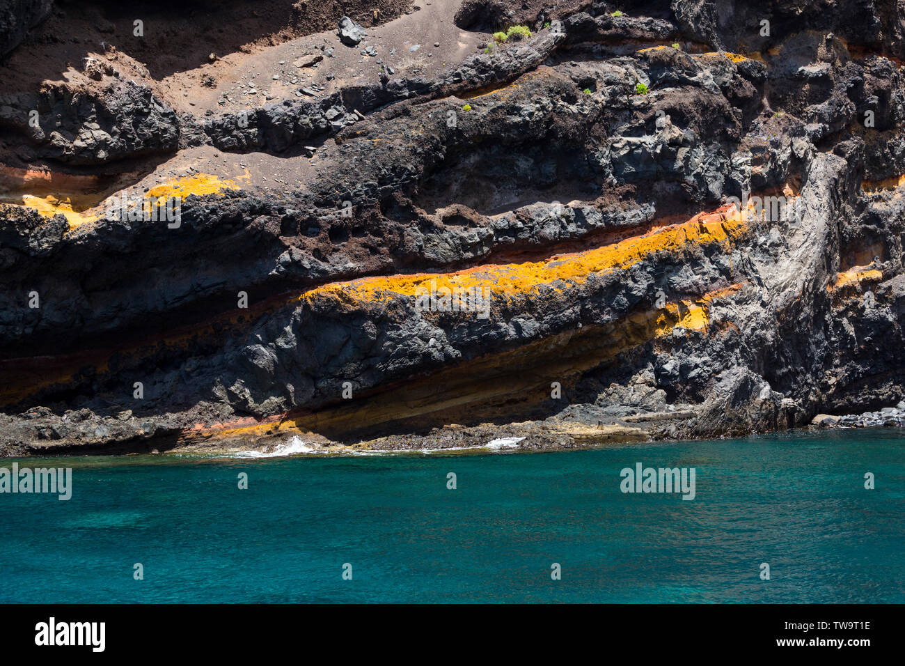 Cliffs ot les géants, l'île de Tenerife, Canaries, Espagne, Europe Banque D'Images