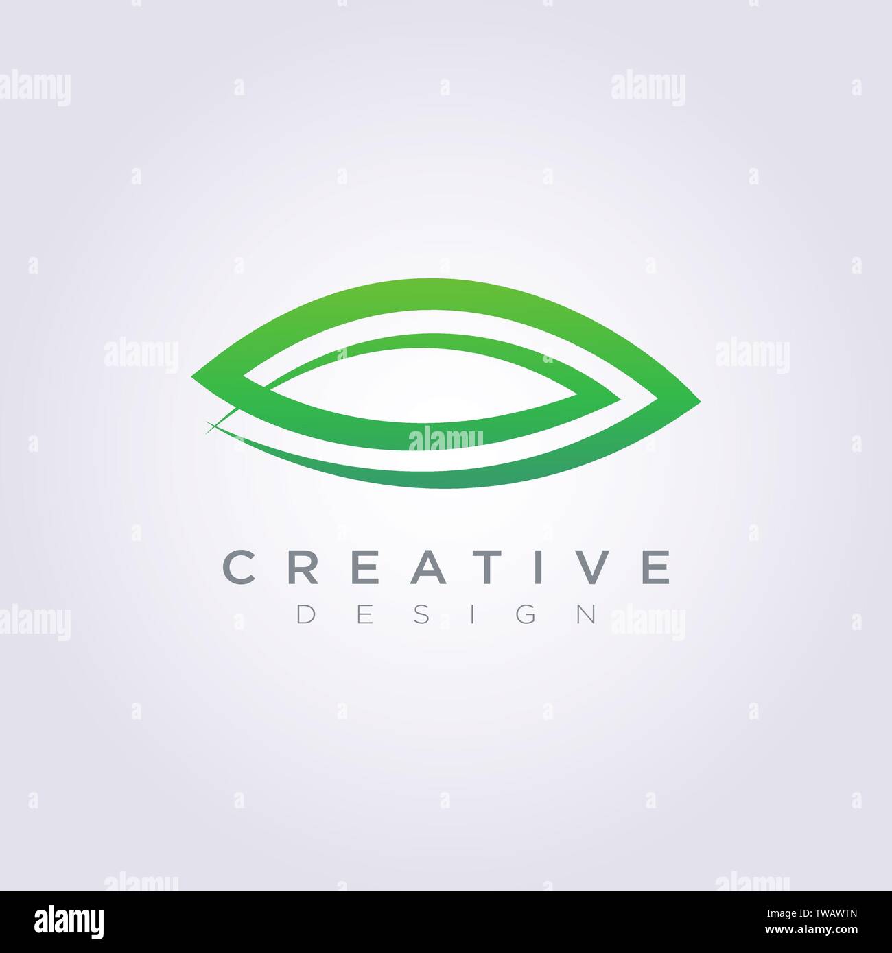 Leaf Design Forme vectorielle Symbole Clipart Art Logo Modèle. Illustration de Vecteur