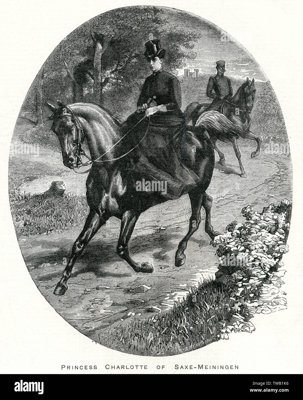 Princesse Charlotte de Prusse Banque D'Images