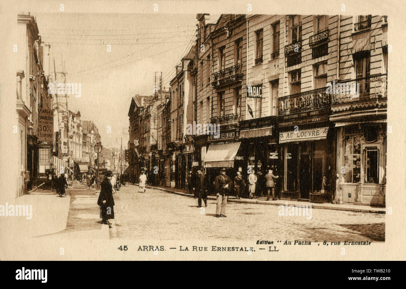 La rue Ernestiale - Arras, France Banque D'Images