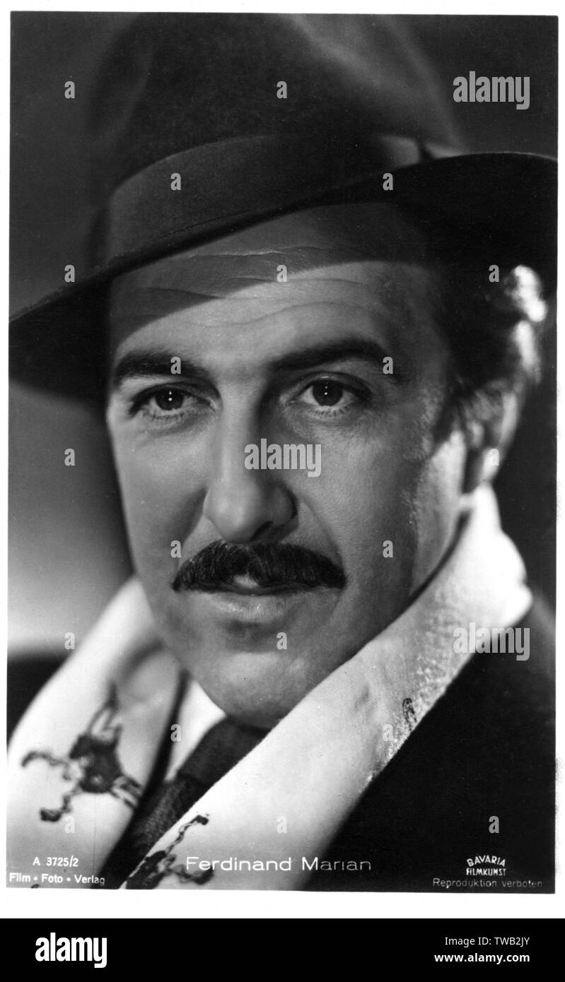 Ferdinand Marian - acteur de scène et de film autrichien Banque D'Images