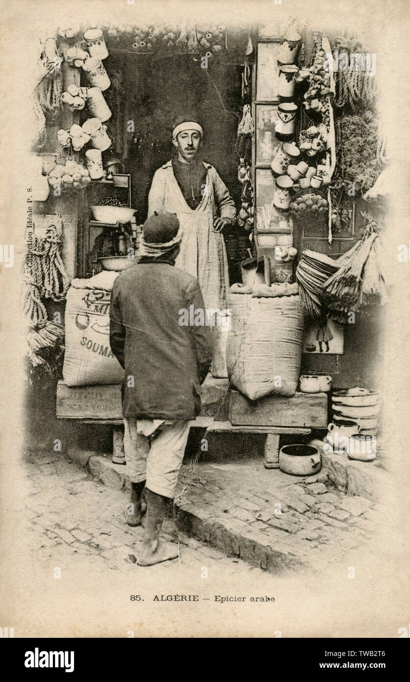 Spice Merchant - Alger, Algérie Banque D'Images