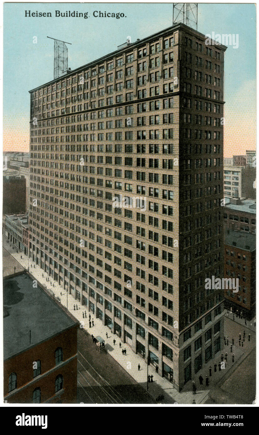 Heisen Building, Chicago, Illinois, États-Unis Banque D'Images