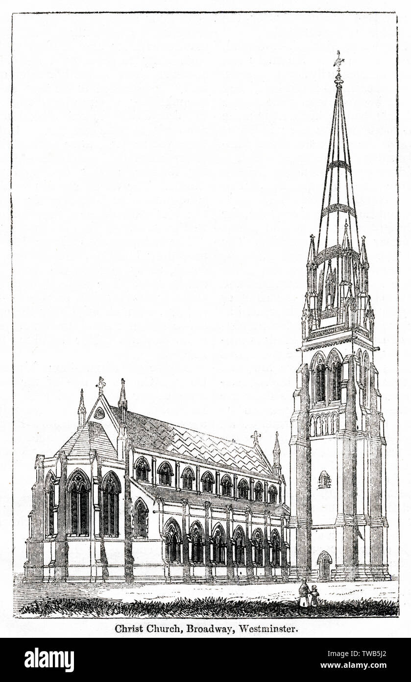 Christ Church, Broadway, Westminster, Londres Banque D'Images