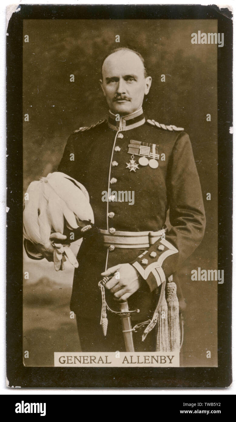 Général Edmund Allenby, officier de l'armée britannique Banque D'Images