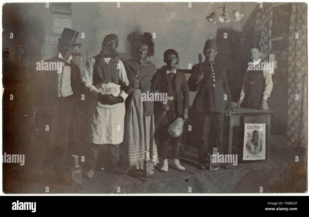 Silver Street Boys School groupe de tenues de fantaisie Banque D'Images