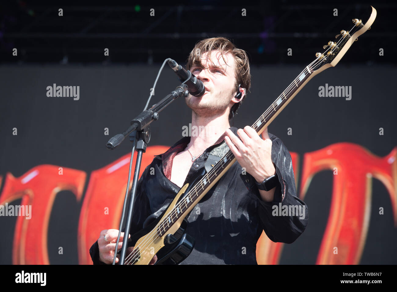 Florence , 15 juin 2009. Le framework Struts effectue @ FIrenze Rocks 2019, Ippodromo del visarno , Firenze, Italie. Copyright Davide Merli | Alamy Banque D'Images