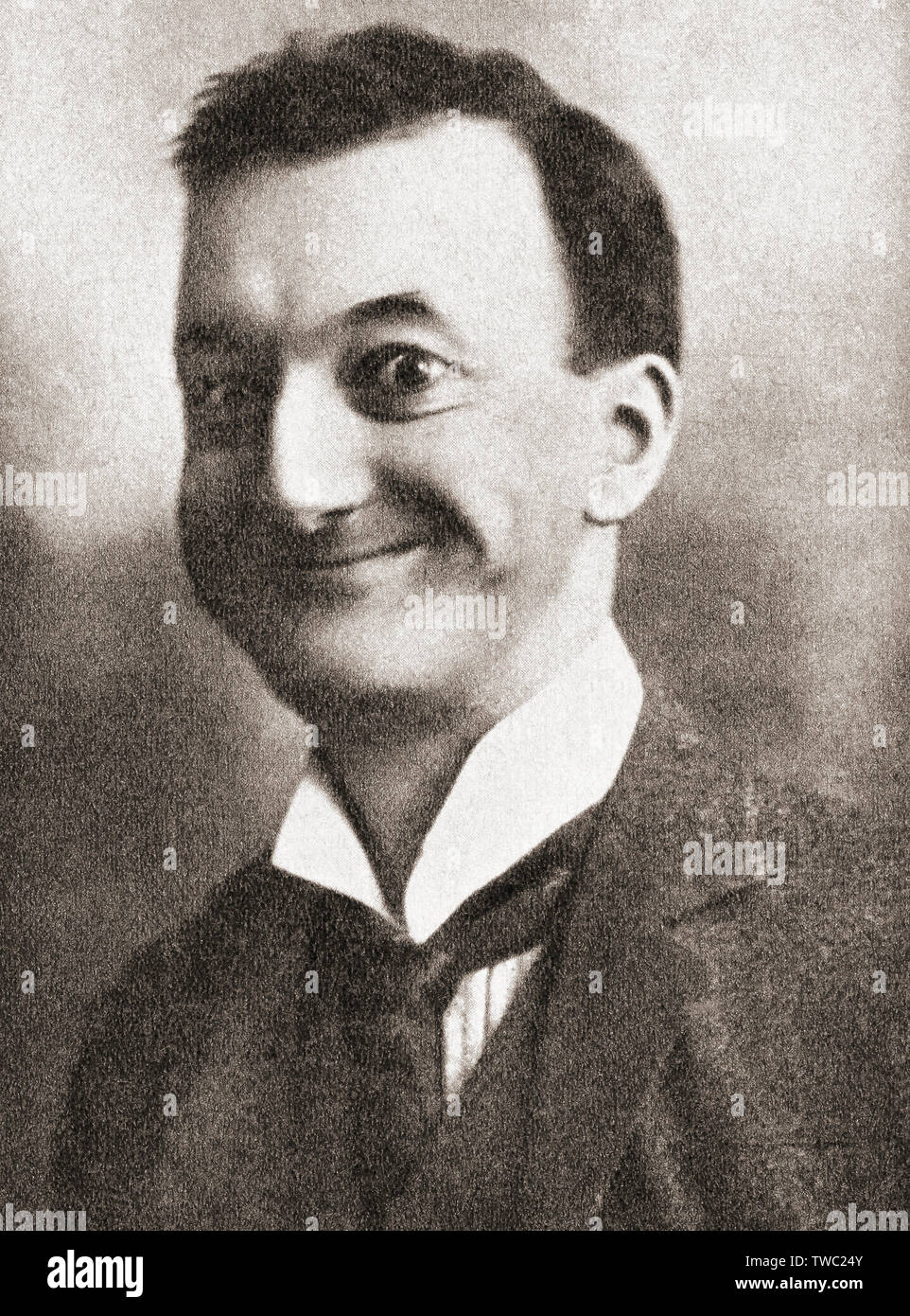 Harry Relph, 1867 -1928, professionnellement connue sous le nom de Little Tich. Un 4 pieds-6 pouces (137 cm) de hauteur English music hall comédien et danseur. À partir de la cérémonie du siècle, publié en 1934. Banque D'Images