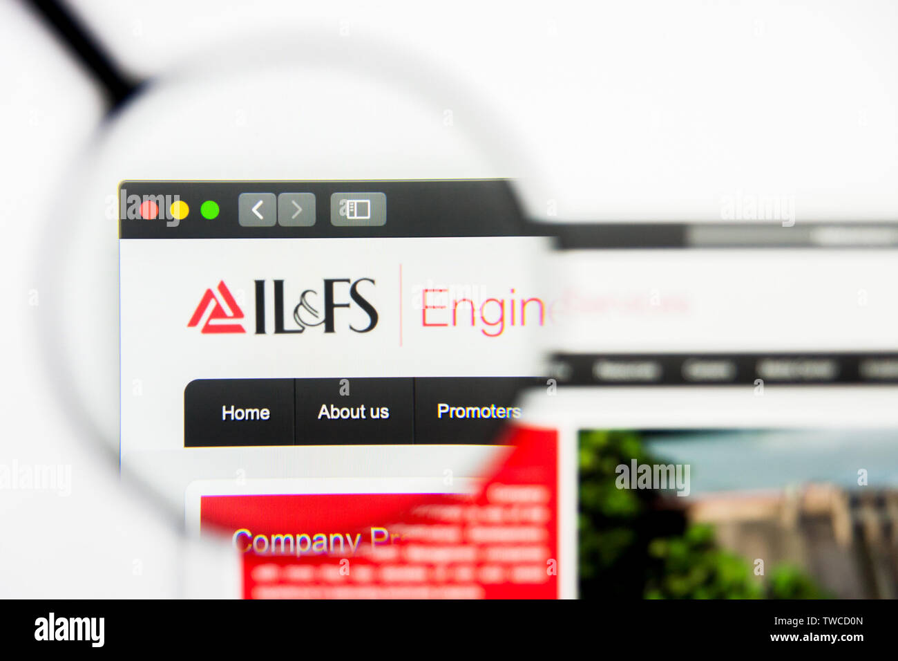 New York, New York State, USA - 19 juin 2019 : éditorial d'illustration et de l'ingénierie et de construction FS Co accueil du site. IL et ingénieur FS Banque D'Images