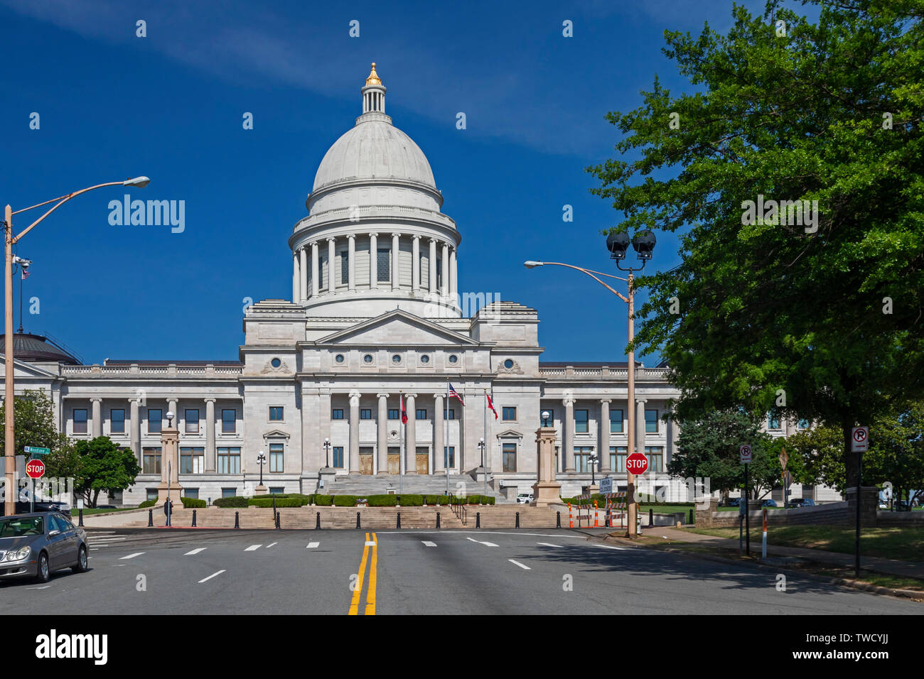 Little Rock, Arkansas - l'Arkansas State Capitol building. Banque D'Images