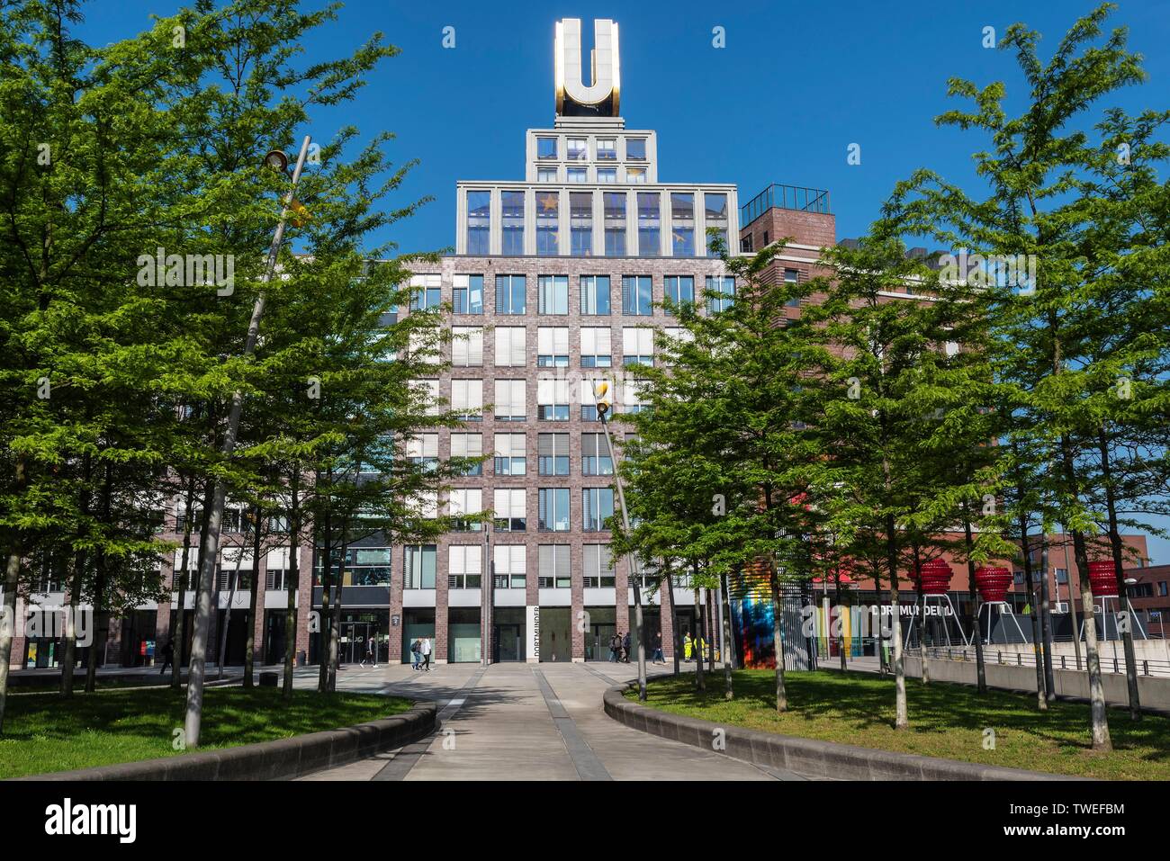 Dortmunder U, Centre pour l'art et la créativité, musée, Dortmund, Rhénanie du Nord-Westphalie, Allemagne Banque D'Images