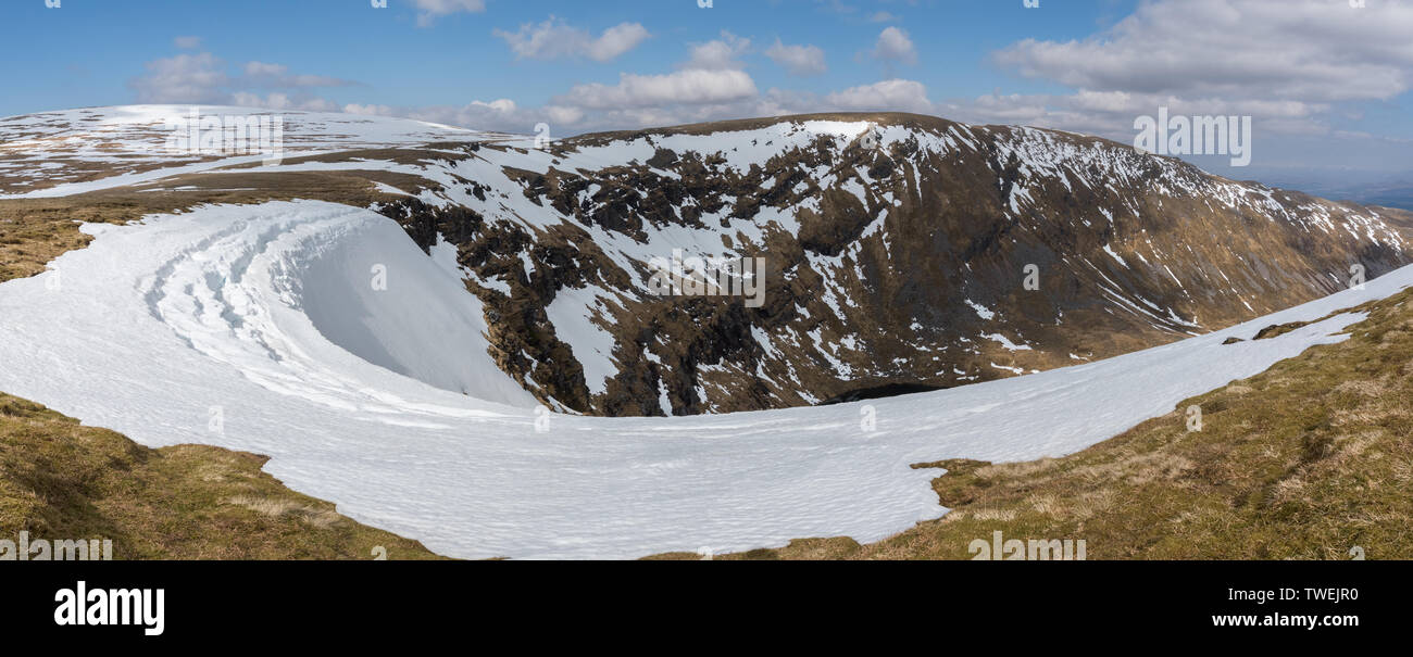 Ardair Puist Coire en Moy Corrie Creag Meagaidh, réserve naturelle nationale, Ecosse Banque D'Images