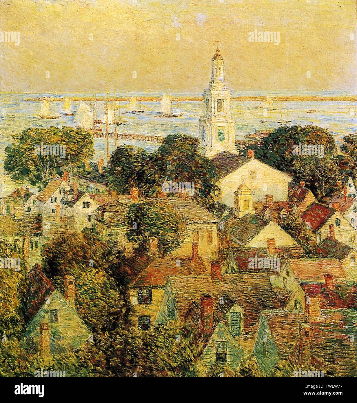 Frederick Childe Hassam - Provincetown 1900 Banque D'Images