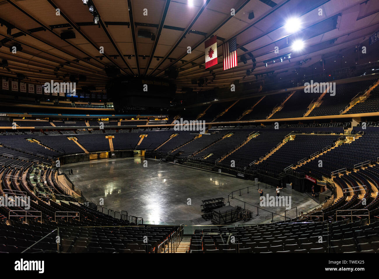 La ville de New York, USA - 31 juillet 2018 : Stade du Madison Square Garden (MSG o Jardin) à Manhattan, New York City, USA Banque D'Images