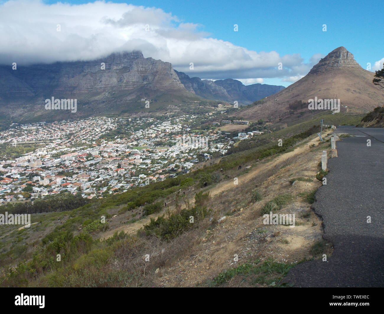 Table Mountain, Cape Town Banque D'Images