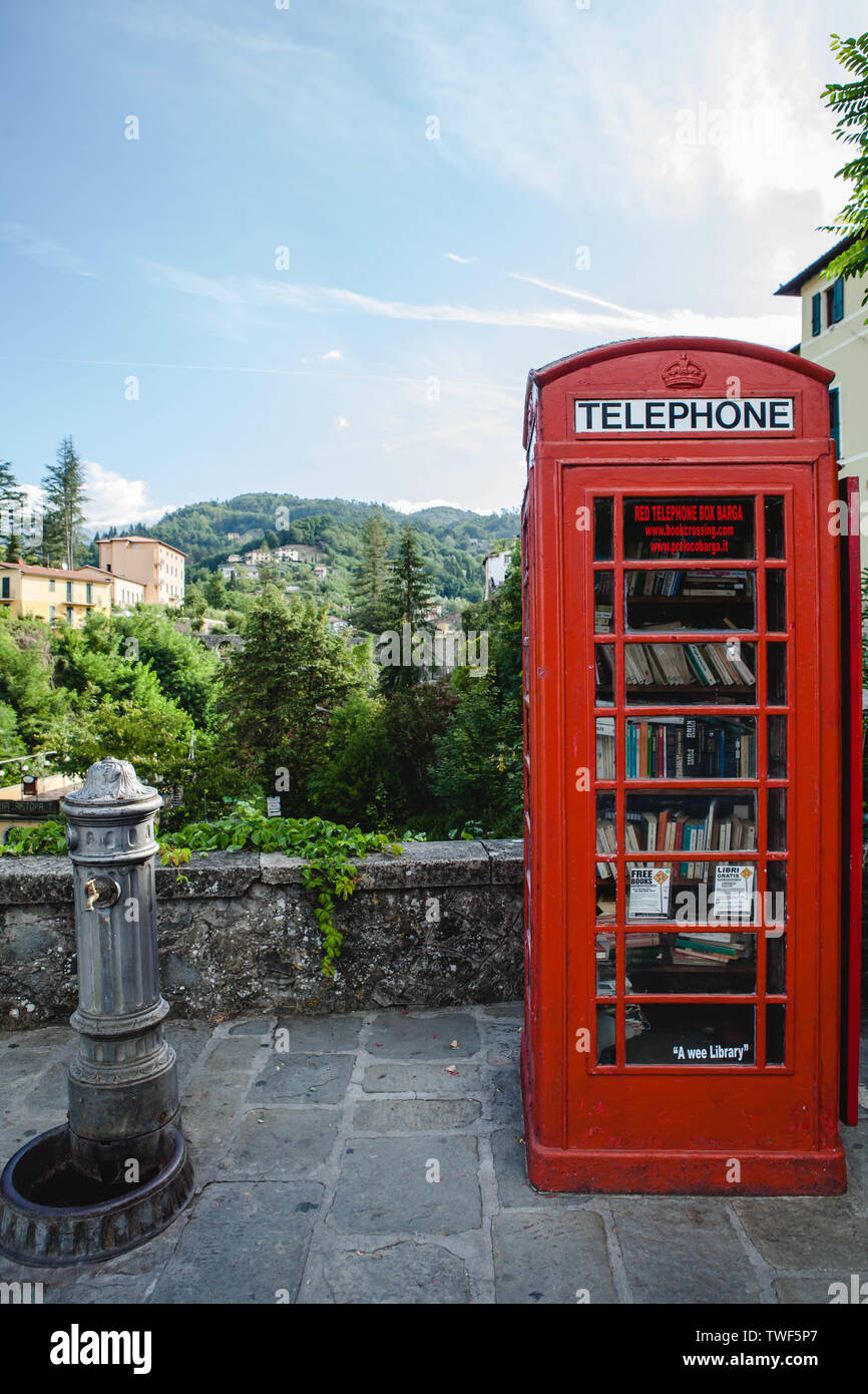 Ville italienne de Barga Banque D'Images